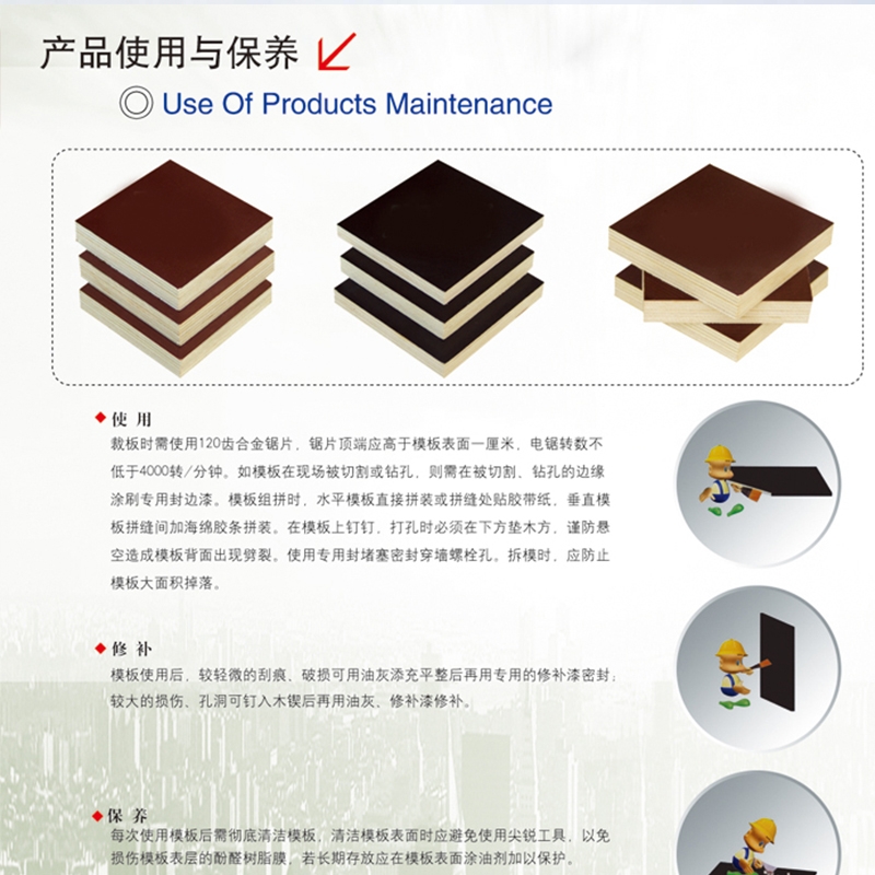 上海模板的使用與保養
